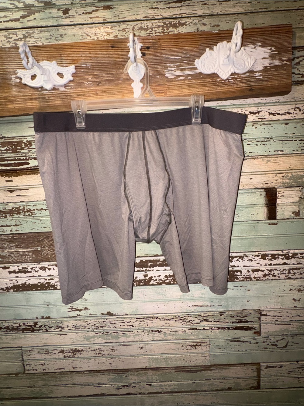 3 pairs Duluth Trading Co Gray Performance Boxer Briefs with elastic Waistband - Picture 13 of 13